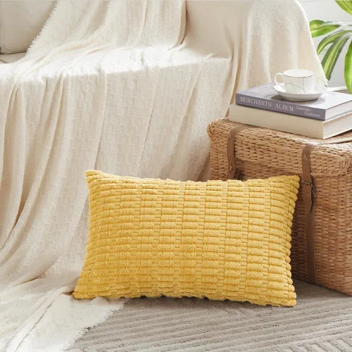 Miniatura 300 de Fancy Homi - Paquete de 2 fundas de almohada decorativas de color taupe de 22 x 22 pulgadas para sala de estar, sofá, cama, estilo rústico, bohemio