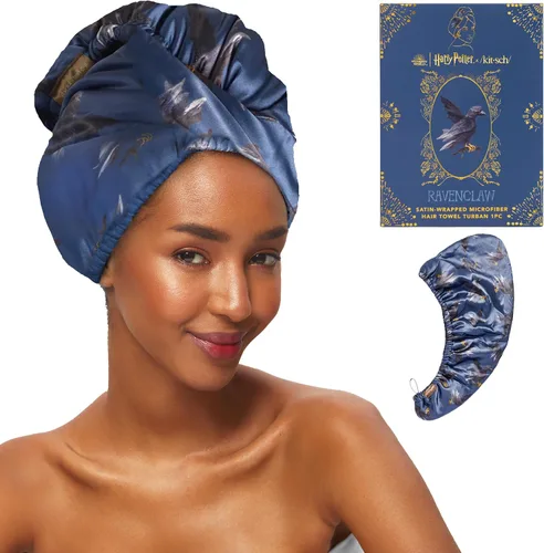Miniatura 17 de Kitsch Toalla Envolvente de Microfibra para el Cabello para Mujeres - Toalla de Secado de Cabello Súper Absorbente - Secado Rápido