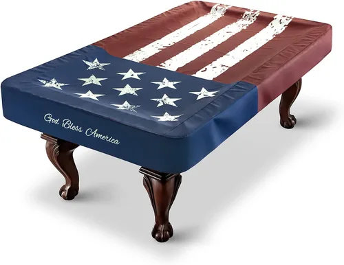 Miniatura 8 de Cubierta para Mesa de Billar BEARCOVER, Accesorios de Mesa de Billar de Piel Sintética Resistente Impermeable para Interior/Exterior, Accesorios