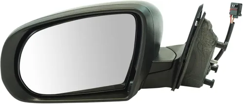 Miniatura 124 de TRQ Espejo plegable con calefacción eléctrica del lado del conductor con indicador de punto ciego pintura a juego negro liso compatible con Kia