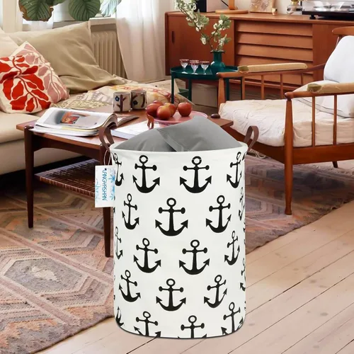 Miniatura 6 de Cesta de lona plegable para lavandería, cesta organizadora para almacenamiento, contenedores de juguetes, cestas de regalo, ropa de dormitorio, ropa