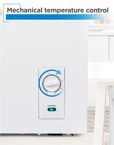 Miniatura 4 de BLACK+DECKER 2.0 pies cúbicos Congelador compacto de cofre, congelador profundo con capacidad para hasta 70 libras de alimentos congelados, cesta