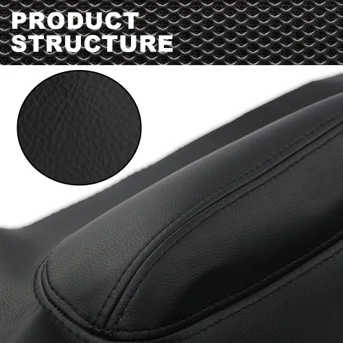 Miniatura 5 de CNNELL Cubierta de cuero para tarjeta de inserción de panel de puerta, compatible con VW Beetle 1998-2010, 2 unidades, color negro
