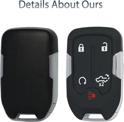 Miniatura 7 de SUPALAND - Funda de reemplazo para llave con mando a distancia, compatible con Chevy Silverado GMC Sierra 1500 2500HD 3500HD 2019 2020 2021 2022