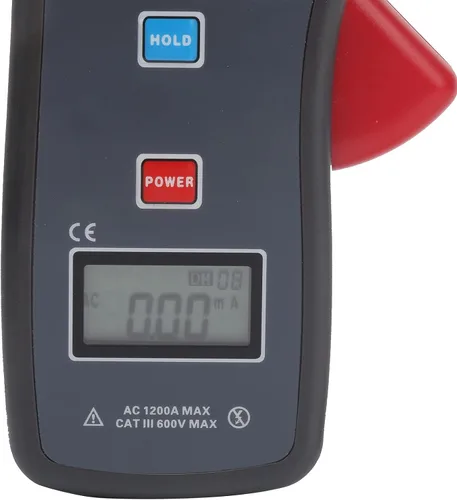 Miniatura 9 de Eujgoov Probador de corriente de fuga, amperímetro de medidor de corriente de abrazadera de fuga digital con interfaz USB, mandíbulas de 2.677 in
