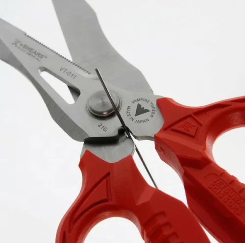 Miniatura 8 de VAMPLIERS vSHEARS: Tijeras multiuso de 6.3 pulgadas. Tijeras combinadas de cuchillas multiusos 4 en 1, cuerpo de acero inoxidable japonés de primera