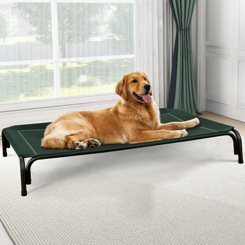 Miniatura 8 de Czpalo Cama elevada para perro, cama elevada para perros al aire libre para perros de tamaño extra grande, cuna refrescante portátil para mascotas