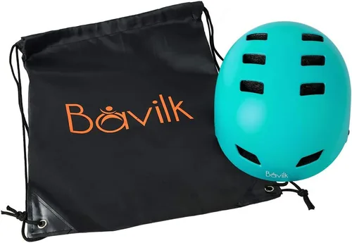 Miniatura 6 de Casco de bicicleta en 3 tallas para adolescentes, niños, jóvenes, adultos, Bavilk Casco de monopatín ajustable multideporte para bicicleta, Verde