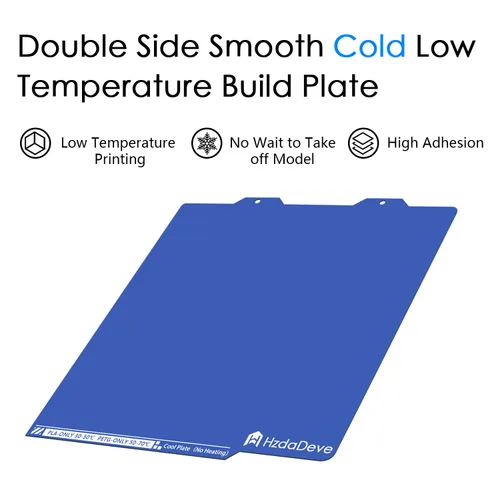 Miniatura 2 de HzdaDeve Placa de enfriamiento mejorada para A1 Mini Placa de construcción en frío de baja temperatura 183.5X183.5MM Placa de doble cara lisa Hoja
