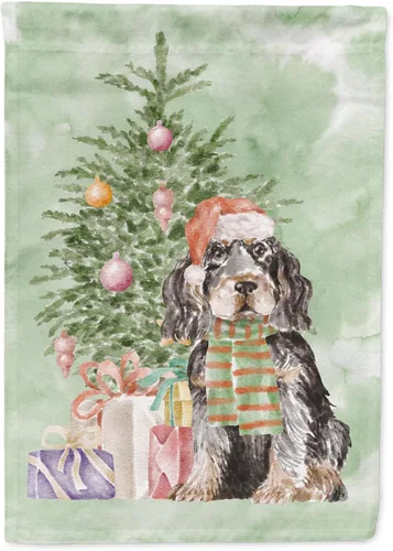 Miniatura 61 de Caroline's Treasures CK8213GF Bulldog Inglés #2 Regalos de Navidad y árbol de jardín Bandera de buzón Bandera decorativa para patio exterior, patio