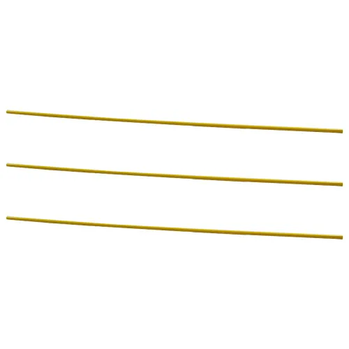 Miniatura 3 de Bettomshin 3 varillas de polioximetileno POM 0.394 in/0.39 "diámetro externo 3.3 ft/3.28 pies de longitud redondo duro palo ingeniería plástico