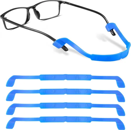 Miniatura 10 de lvvfit Correa de silicona antideslizante para gafas, retenedores para gafas deportivas, correas elásticas suaves para lentes de sol, para niños