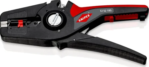 Miniatura 3 de KNIPEX Precistrip16 - Pelacables automático, en blíster, 0,08-16 mm², con ajuste fino, tope de longitud ajustable, pelacables, 12 52 195 SB