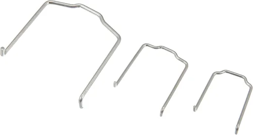 Motoforti Resorte de Retención de Manguera de Radiador/Gancho de Herradura No.154 23/para BMW E39 E38 E60 E90/Metal/Tono Plateado/1 Juego
