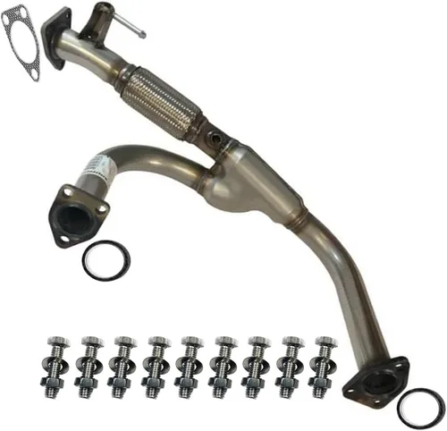 Tubo flexible delantero de escape compatible con Honda Odyssey 1999-2004 3.5L | Acero inoxidable | Northeastern Exhaust | Kit de juntas y pernos