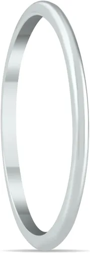 Miniatura 2 de Anillo de boda de 1mm de grosor abovedado en oro amarillo de 14K