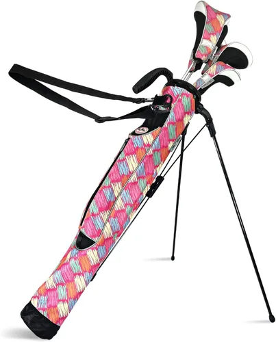 Miniatura 11 de Taboo Fashion Sunday Golf Bags for Women - Lightweight Golf Range Bag with Self Flexing Stand and Shoulder Strap for Driving Range, Par 3 or Mándala