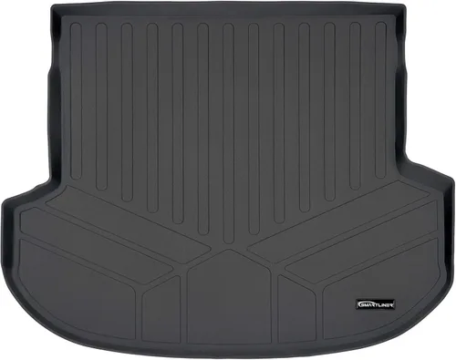 SMARTLINER Tapete de carga para maletero de ajuste personalizado para todo tipo de clima, compatible con Hyundai Santa Fe 2019-2020