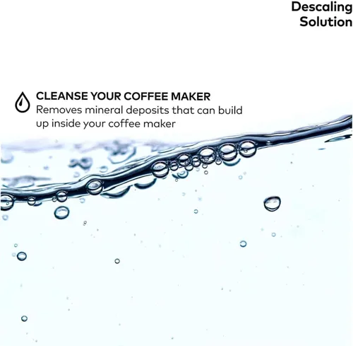 Miniatura 4 de Solución descalcificante, paquete de 3 (14 onzas líquidas cada una) para máquinas de café de una sola porción con adhesivo de cortesía