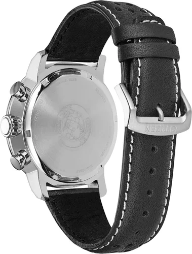 Miniatura 3 de Citizen Men's Eco-Drive Weekender Brycen Chronograph Watch in Stainless Steel