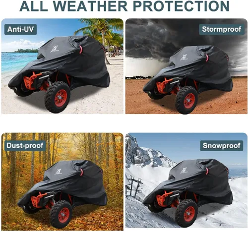 Miniatura 7 de X AUTOHAUX Cubierta UTV impermeable para lluvia, tela Oxford, accesorios para Polaris RZR XP 1000 900 S Trail Turbo para Ranger 570 700 800 900 1000