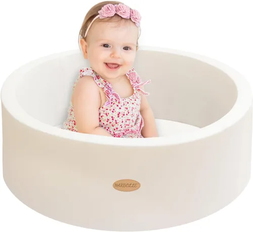 Miniatura 19 de HARBOLLE Pelotas redondas suaves de espuma viscoelástica de 35.4 pulgadas, no incluidas, corralito para interiores y exteriores, para bebés y niños