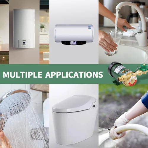 Miniatura 7 de Bomba de refuerzo de presión de agua de 120 W 115VAC, 396 GPH, 21.7 PSI Bomba de refuerzo automática para el hogar con interruptor de flujo de agua