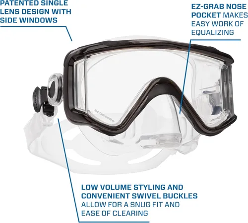 Miniatura 3 de SCUBAPRO Máscara de buceo Crystal VU Plus con válvula de purga