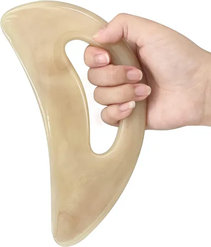 AICNLY Herramienta grande de masaje gua sha, masajeador de drenaje linfático, herramientas de masaje de raspado muscular, herramientas de escultura