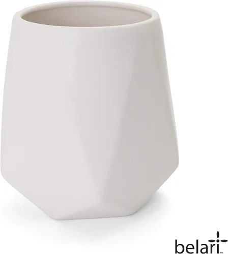 Miniatura 3 de Recipiente de almacenamiento facetado, contenedor de almacenamiento de alimentos para la organización de la cocina, recipientes de cerámica