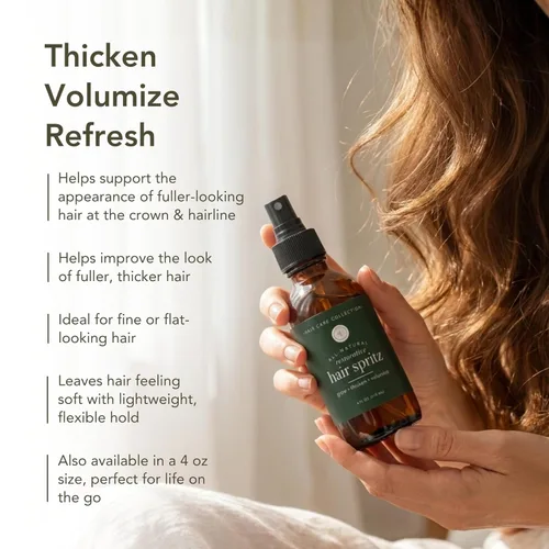 Miniatura 7 de Rowe Casa Organics Spritz reparador natural para el cabello con hamamelis y aceites esenciales terapéuticos, voluminizador de cabello hecho a mano