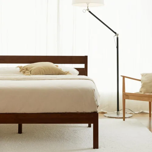 Miniatura 14 de LIFEMENT Marco de Cama de Plataforma de Madera Clásica con Cabecero, Esencial, Sin Ruido, Almacenamiento Bajo la Cama, No Necesita Somier, Fácil