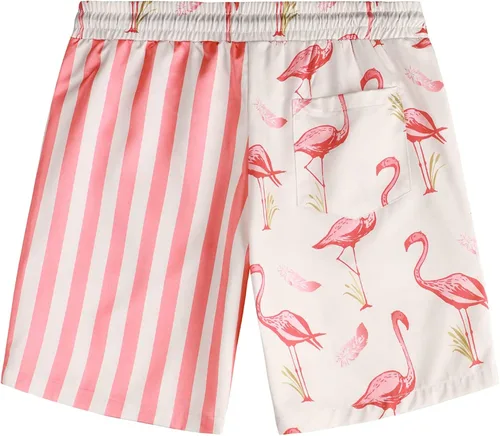 Miniatura 6 de VATPAVE Conjuntos hawaianos de flamenco para hombre, camisas casuales de manga corta con botones, trajes de verano