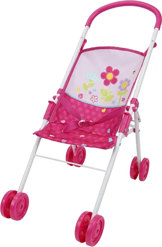 Miniatura 2 de 509 Crew Garden 3 piezas Stroll n Care - El juego de muñecas incluye un cochecito medio plegable, patio de juegos y silla alta, juego de simulación