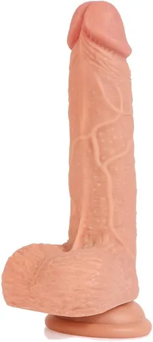 Consolador realista de 6 pulgadas, material seguro para el cuerpo, pene enorme realista con fuerte ventosa para jugar con manos libres, polla