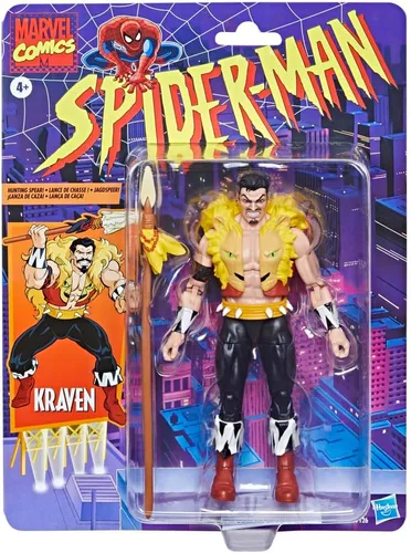 Miniatura 3 de Hasbro Figura Kraven Spiderman Marvel Comics 15 cm