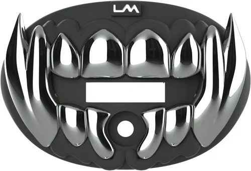 Miniatura 9 de Loudmouth - Protector bucal de fútbol, boquilla de fútbol 3D cromada, se adapta a adultos y jóvenes a partir de 5 años, accesorios protector bucal