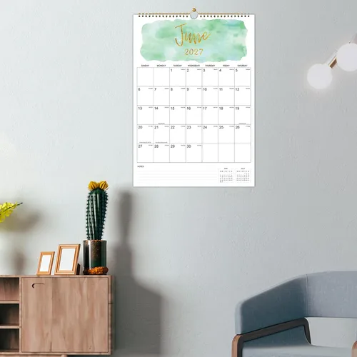 Miniatura 6 de Calendario de pared 2026 – Calendario de pared colgante 2026 de enero de 2026 a diciembre de 2026, 11.4 x 14.6 pulgadas, encuadernación de doble