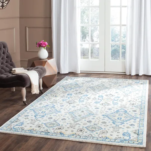 Miniatura 20 de SAFAVIEH Evoke Collection EVK224G - Alfombra decorativa bohemia y oriental que no desprende pelusa, para sala de estar y dormitorio, 2 pies 2