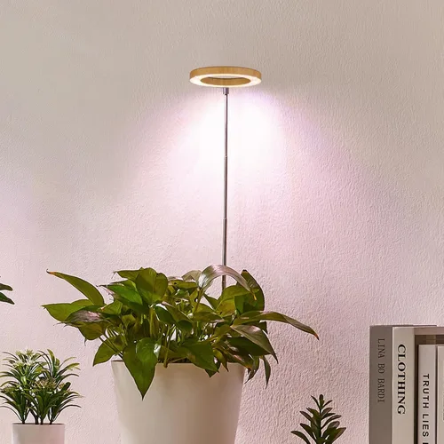 Miniatura 23 de yadoker Luz de cultivo de plantas, luz LED de espectro completo para plantas de interior, altura ajustable, temporizador automático, bajo voltaje