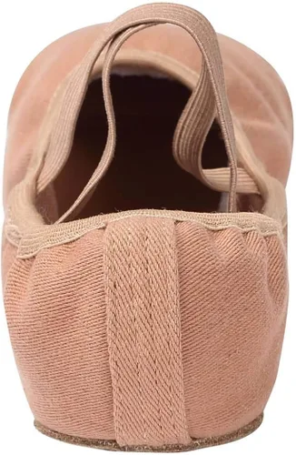 Miniatura 4 de Linodes Zapatos de baile para niñas, de lona elástica con suela dividida para mujer