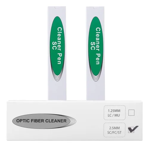 Miniatura 4 de Limpiador de fibra, pluma limpiadora de fibra óptica para virolas de 0.098 in SC, FC, ST, SC/APC y FC/APC, 800+ tiempos de limpieza