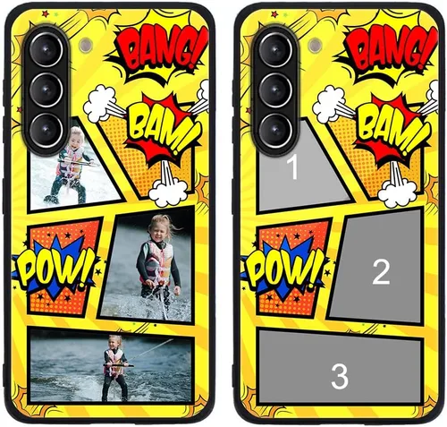 Miniatura 154 de Funda de teléfono personalizada para Samsung Galaxy S22+ / S22 Plus 5G, funda de TPU suave de vidrio templado antiarañazos personalizada con foto