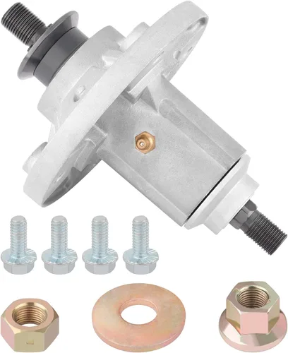 Conjunto de cortacésped para eje John Deere D140, D100-D160 LA100-LA165 X110 X120 y X140 GY20454, GY20867, GY20962 Oregon 82-359 Raisman 80-12-041