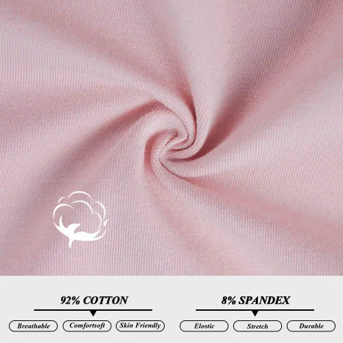 Miniatura 5 de INNERSY Bragas de maternidad de algodón para mujer, talla grande, ropa interior de embarazo multipack