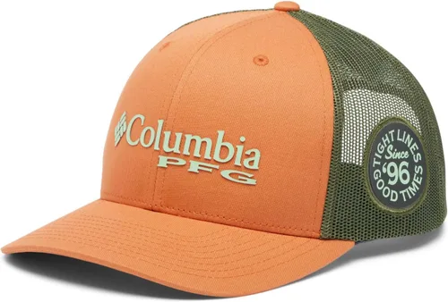 Miniatura 483 de Columbia - Gorra de malla con bandera con árboles unisex para adultos, corona alta