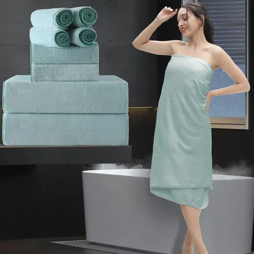 Miniatura 26 de Sábana de Baño Extra Grande de 4 Piezas (35"x70") - Sábana de Baño Ultra Suave de Tamaño Grande, Juego de Sábanas de Baño para Baño de Hotel, Sábana