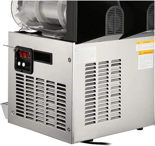 Miniatura 5 de YUEWO Electrodomésticos Herramientas de cocina Máquina de granizado de bebidas congeladas, 2 x 15 L, máquina de granizado de bebidas congeladas