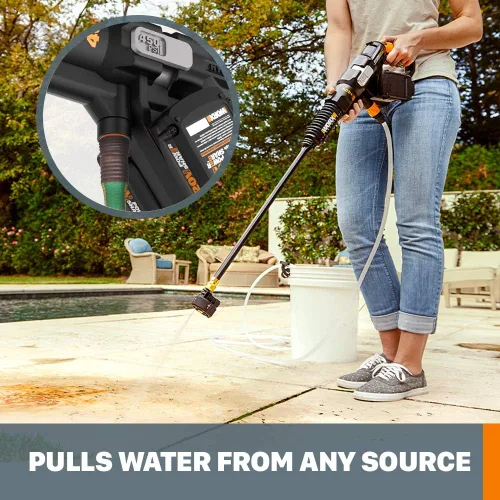 Miniatura 3 de Worx 40V (2.0Ah) Power Share Hydroshot Limpiador a presión portátil - WG644.9 (Solo herramienta)