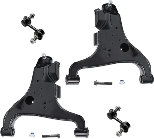 Miniatura 217 de Detroit Axle - Kit de 4 brazos de control delanteros para Ford Mustang 05-10, 2 brazos de control inferiores, 2 puntales 2005 2006 2007 2008 2009